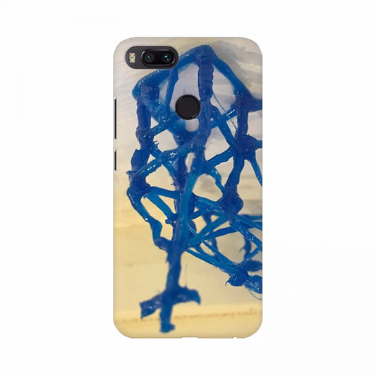 Blue Color Spider Net Mobile Case Cover