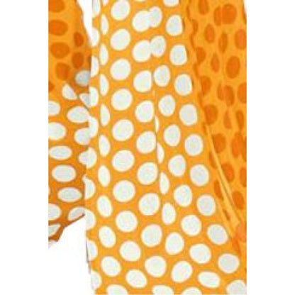 Womens Geogrette Saree with Blouse Digital Printed Saree (Yellow, 6.25 Mtr)