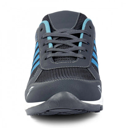 Generic Men Grey,Blue Color Mesh Material Casual Sports Shoes