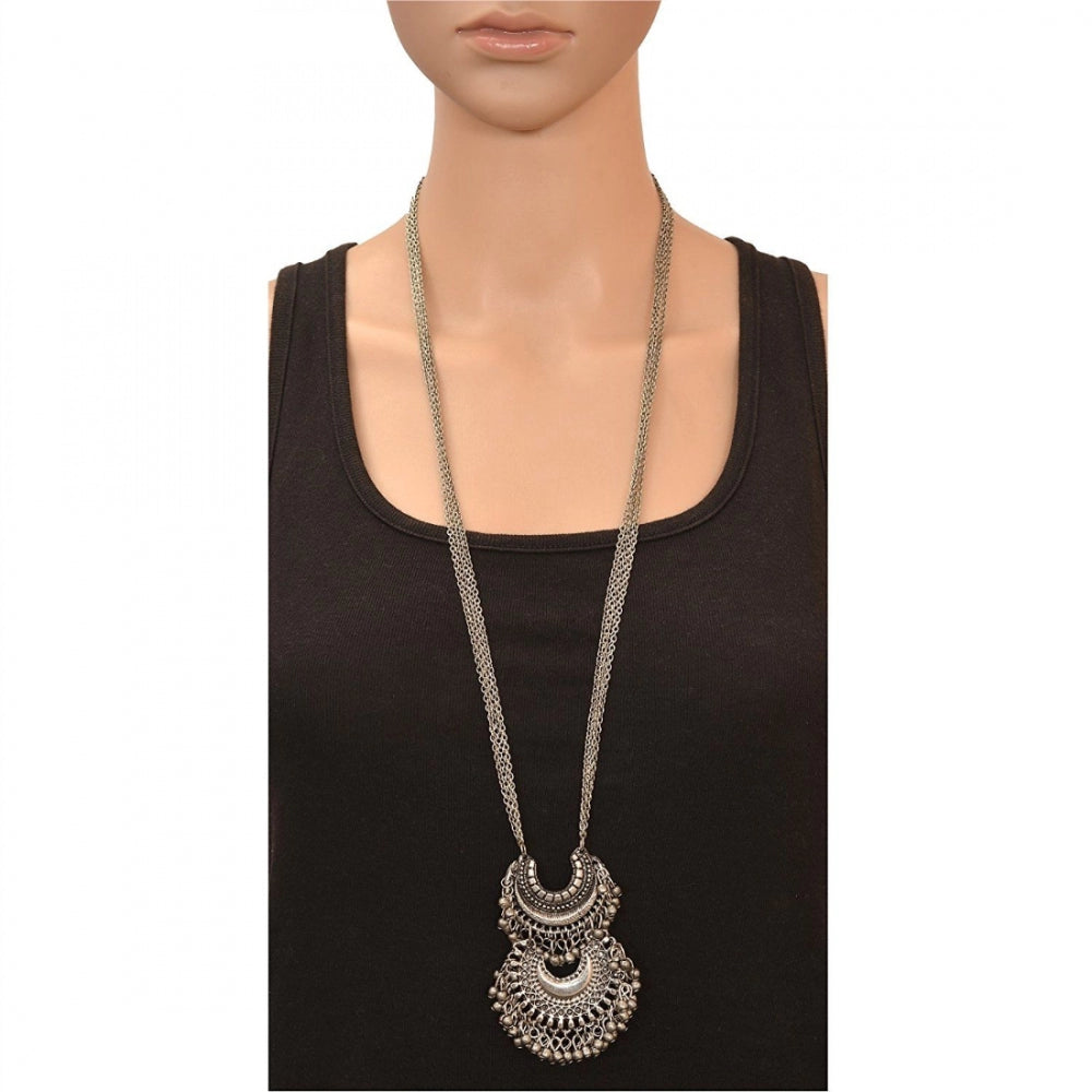 Afghani Tribal Antique Oxidised Silver Princess Necklace