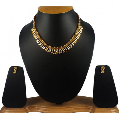 Sleek Designer Gold Plated Micron Gold Plated Necklace