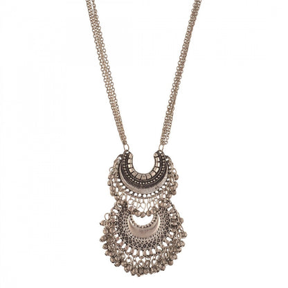 Afghani Tribal Antique Oxidised Silver Princess Necklace