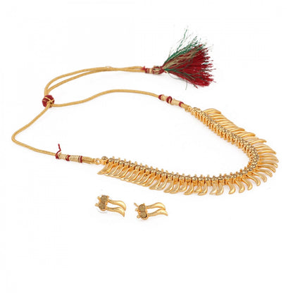 Sleek Designer Gold Plated Micron Gold Plated Necklace