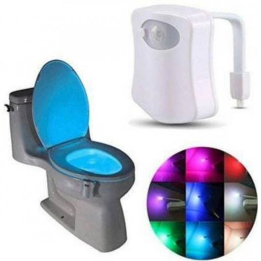 LED Light Sensor Motion Activated Glow Bowl Light Up Sensing Toilet Seat Night Lightning Bowl (Color: Assorted)