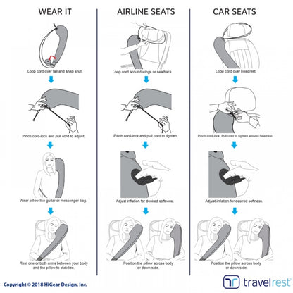 Travel Neck Pillow (Color: Assorted)