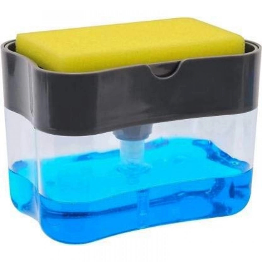 Soap Dispenser 2 In 1 Sink Dishwasher Liquid Holder (Color: Assorted)