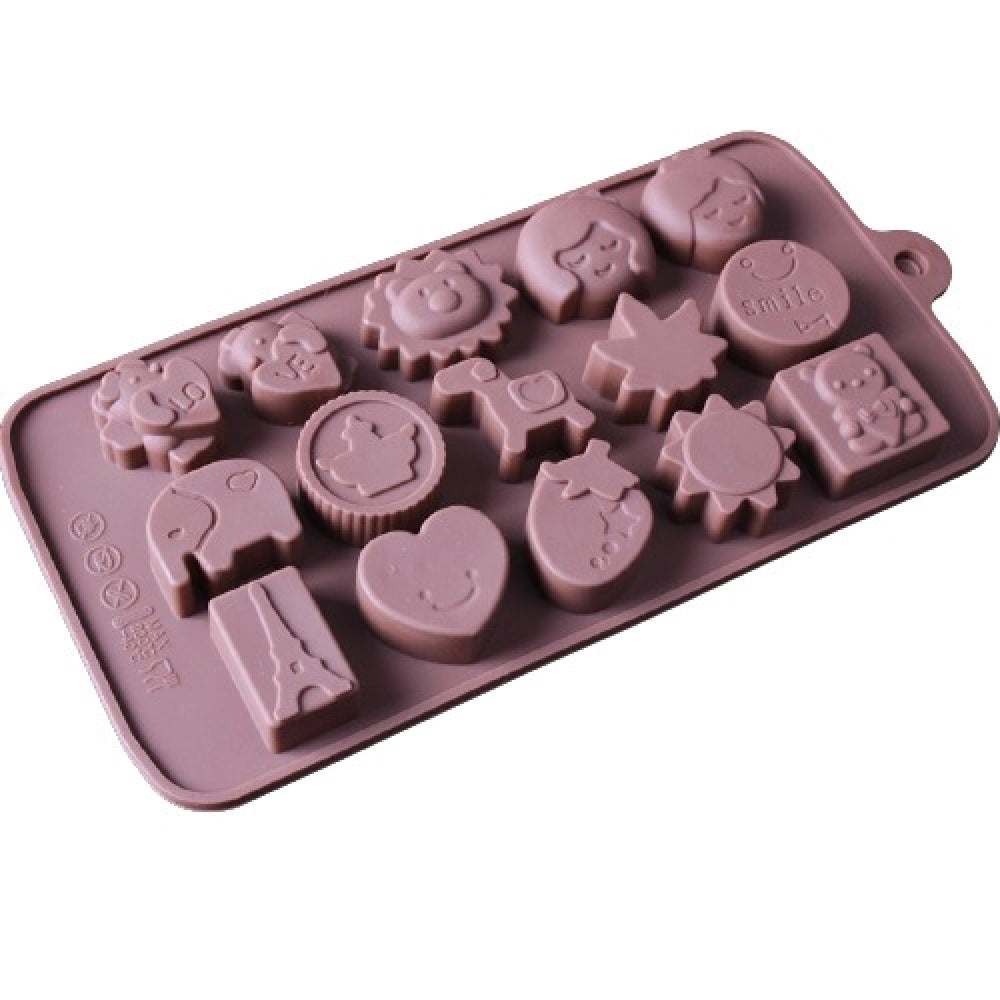 Silicone Chocolate Mold (Color: Assorted)