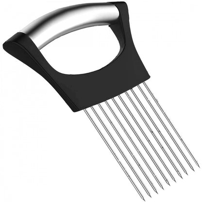 Stainless Steel Onion Cutter Onion Holder (Color:Assorted)