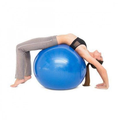 Burst Exercise Gym Ball 75cm with Pump (Color: Assorted)