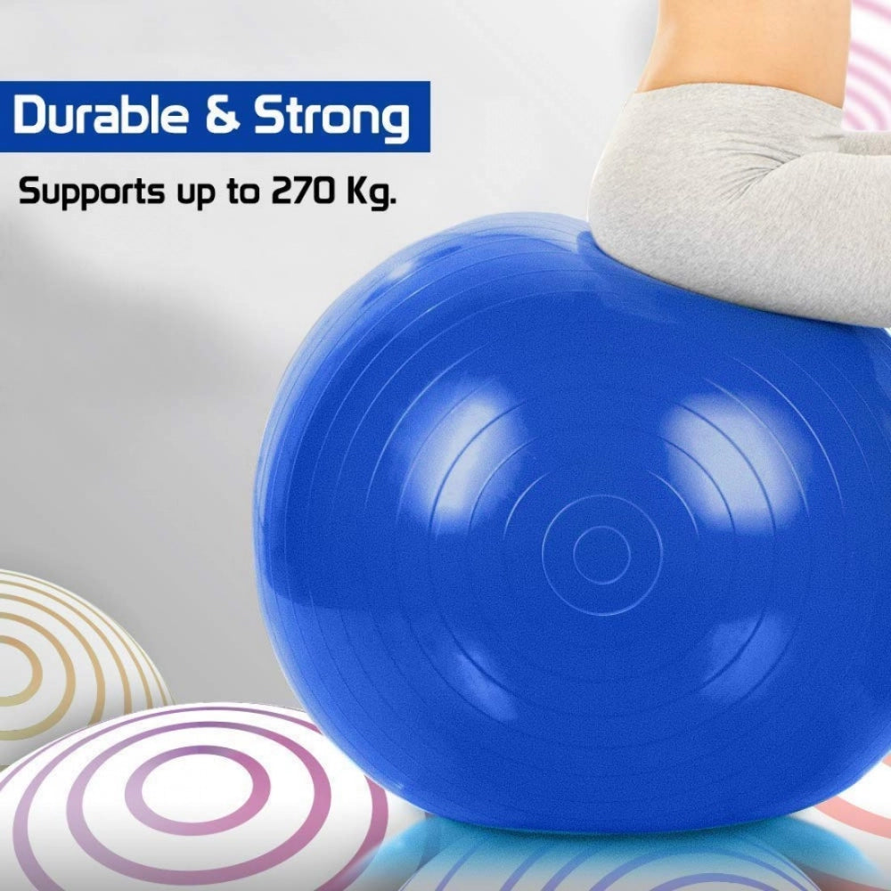 Burst Exercise Gym Ball 75cm with Pump (Color: Assorted)