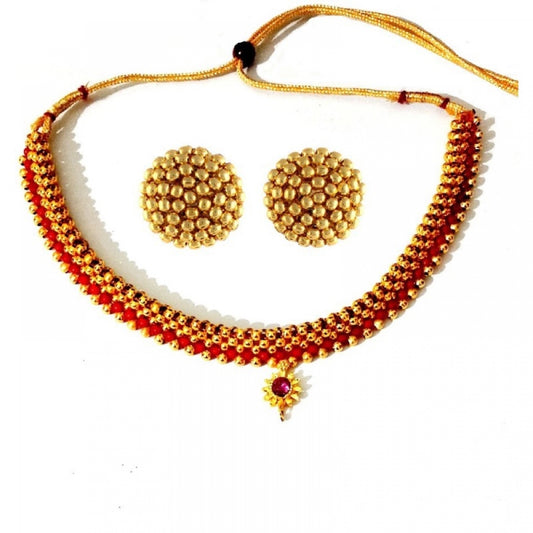 Generic Women's Short Necklace And Earing Set