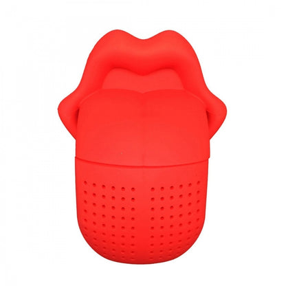 Generic Tongue Shaped Big Lips Tea Maker Food Grade Silicone Tea Strainer (Assorted)