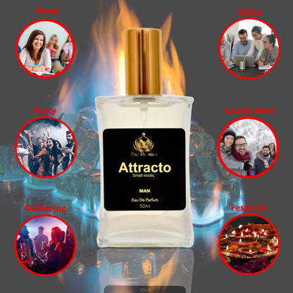 Europa Attracto 50ml Perfume Spray For Men