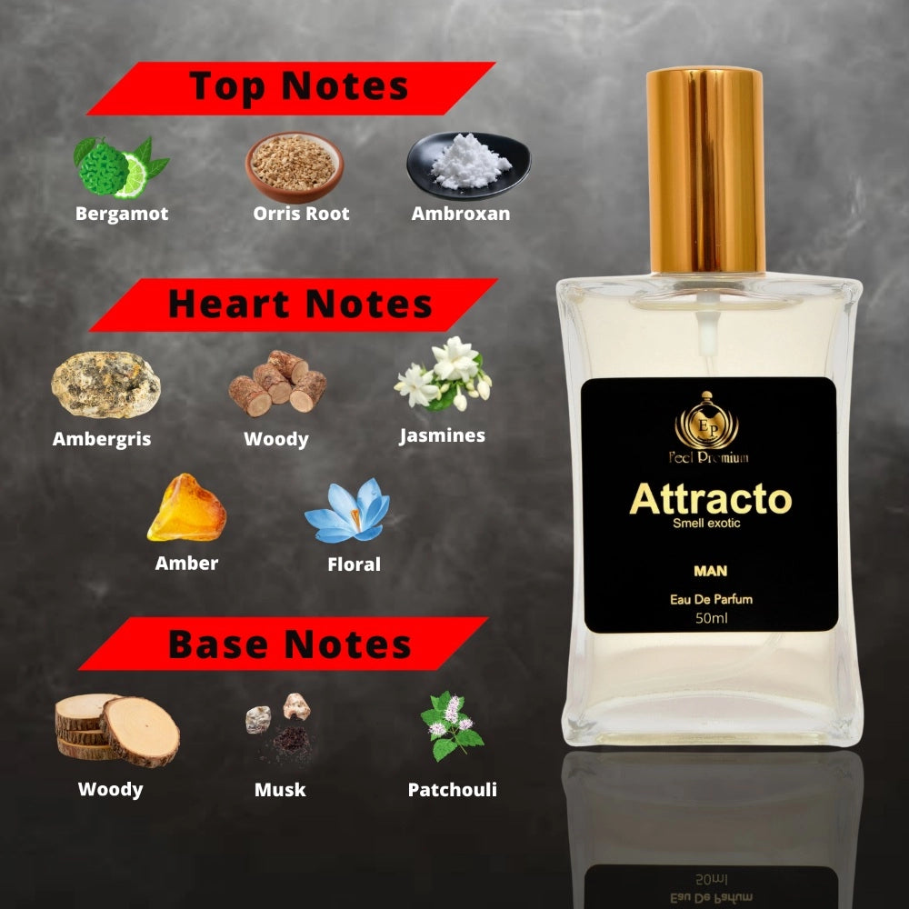 Europa Attracto 50ml Perfume Spray For Men