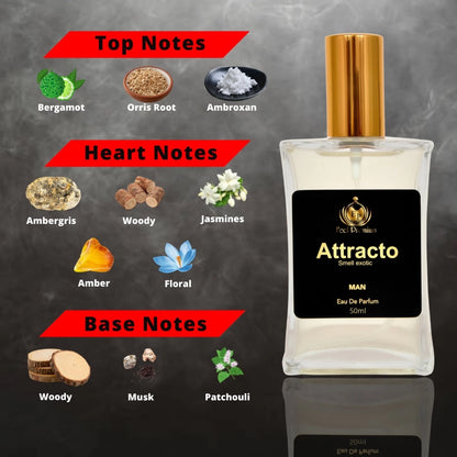 Europa Attracto 50ml Perfume Spray For Men