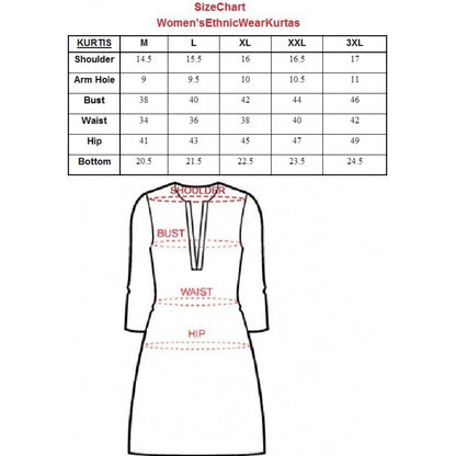 Generic Women's Khadi Printed A Line Kurti (Off White, Khadi)