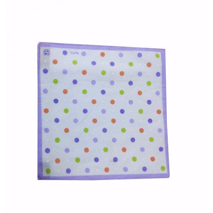 Pack Of_6 Dot Fashion Medium Size Handkerchiefs (Color: Assorted)