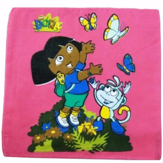 Pack Of_12 Dora Buji Small Size Handkerchiefs (Color: Assorted)