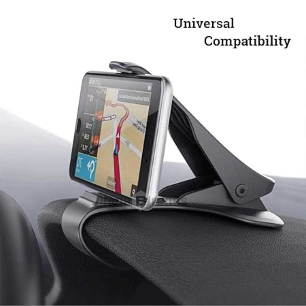 Stylish Car Chimti Dashboard Phone Holder Mount Mobile Clip Stand For All Smartphones (Black)