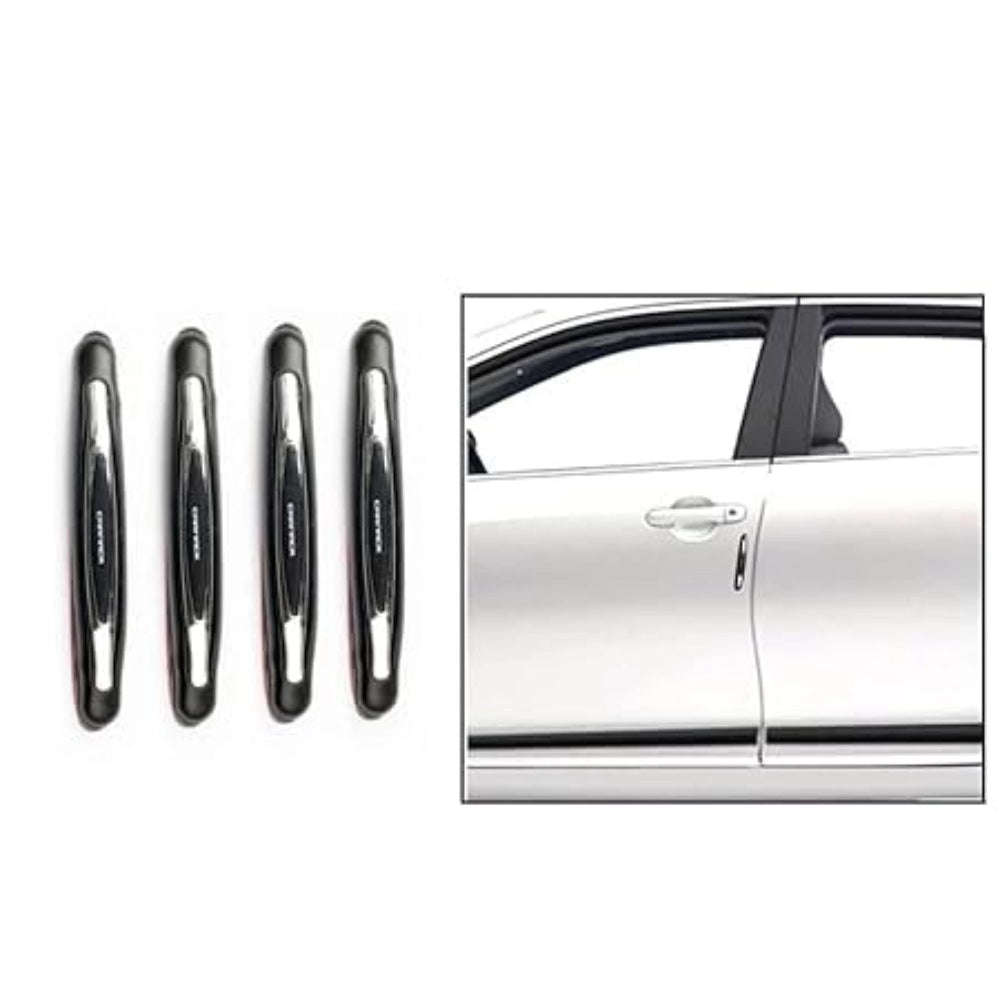 Pack Of 4 Compact Microfibre Car Door Guard (White)