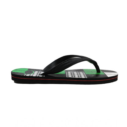 Generic Unisex Printed Lightweight Flip-Flop Hawai Slipper (Green)