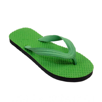 Generic Unisex Textured Lightweight Flip-Flop Hawai Slipper (Green)