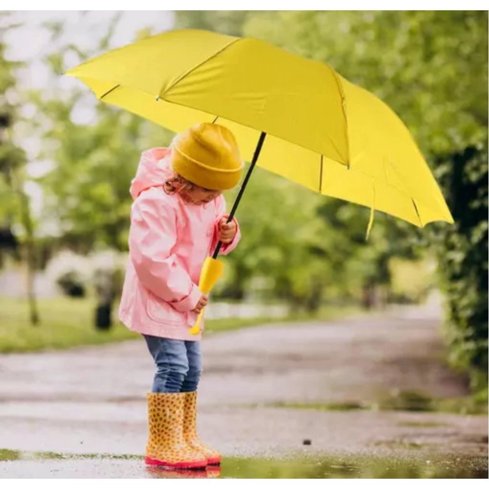 Stylish Banana Shaped Mini Foldable Umbrella (Color: Assorted)