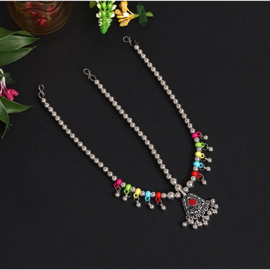 Generic Women's Assorted Color Oxidised Matha Patti