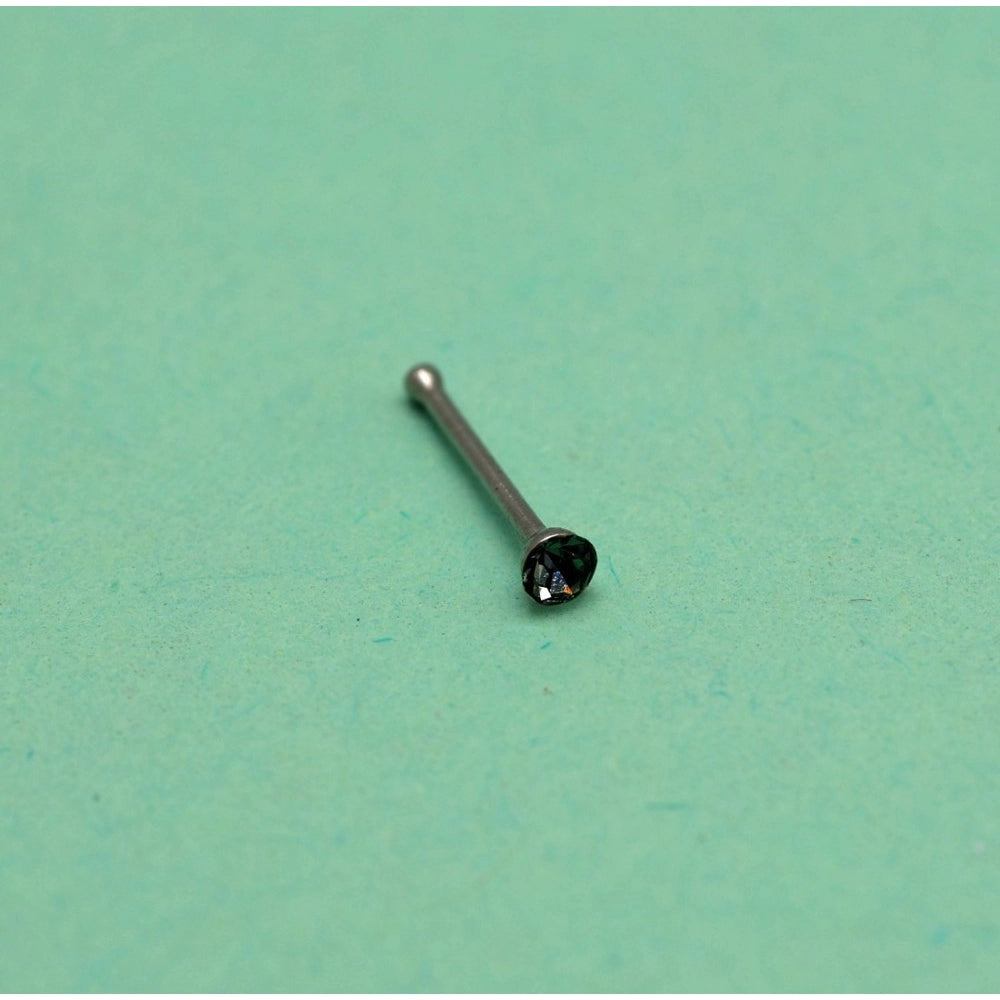 Generic Women's Black Color Nose Pin Combo Of Aprox 40 Pieces