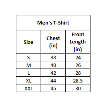 Men's Casual Half sleeve Printed Cotton Round Neck T-shirt (Dark Grey)