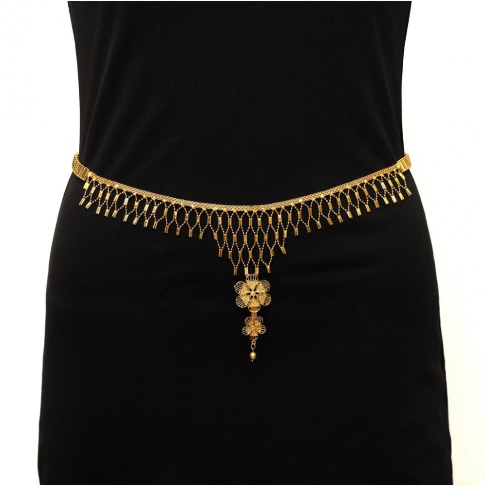 Generic Women's Gold Plated Kamarband Waist Belt For Women//Girls Adjustable Chain