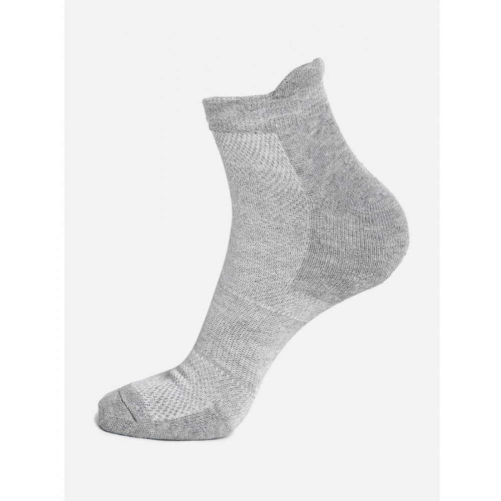 5 Pairs Unisex Casual Cotton Blended Solid Ankle length Socks (Assorted)