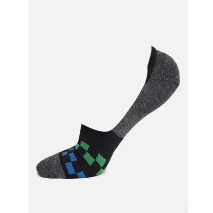 4 Pairs Unisex Casual Cotton Blended Printed No-show Socks (Assorted)