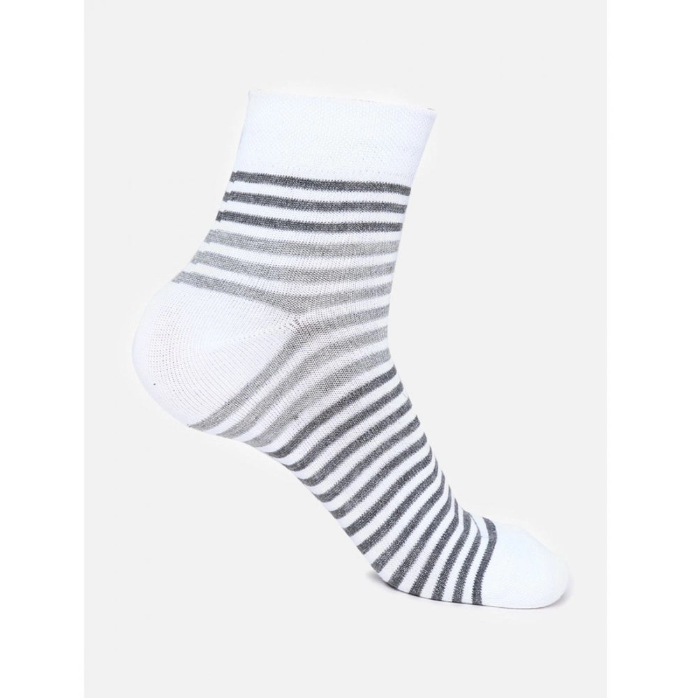 5 Pairs Men's Casual Cotton Blended Printed Mid-Calf length Socks (Assorted)