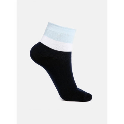 5 Pairs Men's Casual Cotton Blended Solid Ankle length Socks (Assorted)