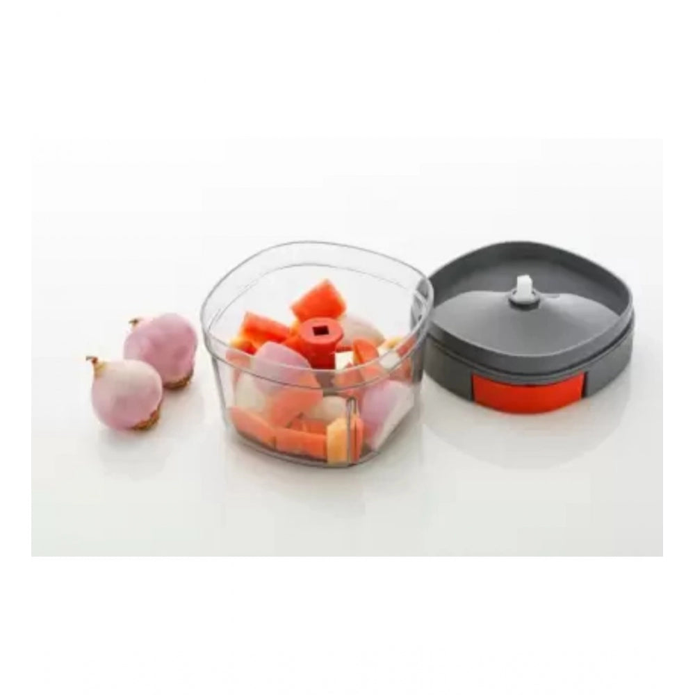 Square Shape Manual Handy Chopper (600ML) (Assorted)