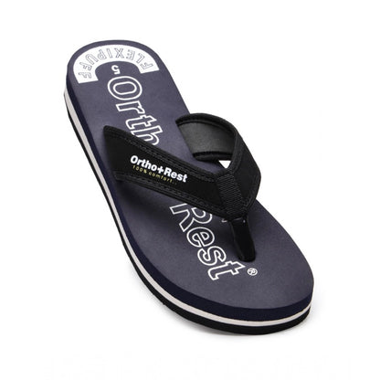 Unisex Rubber Comfortable Orthopedic Doctor Slipper and Flip Flops (Blue)