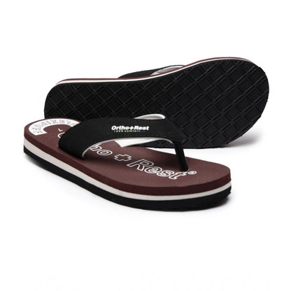 Generic Unisex Rubber Comfortable Orthopedic Doctor Slipper and Flip Flops (Maroon)