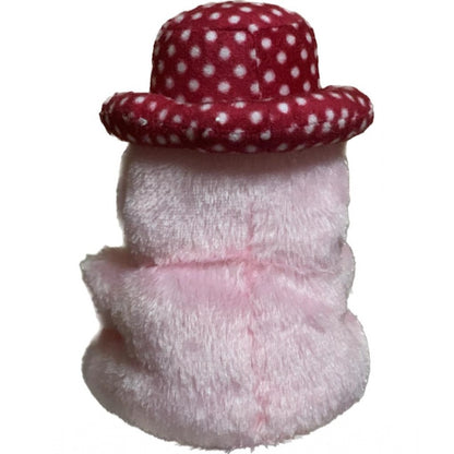 Cap Teddy Bear with Heart (Pink)