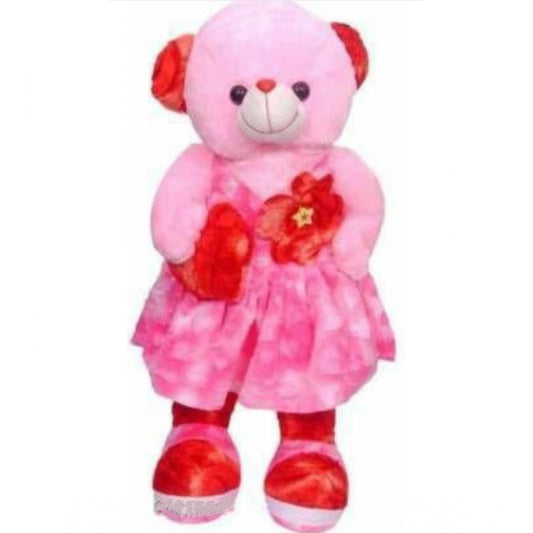 Standing Teddy Bear Stuffed Toys (Pink)