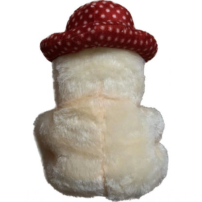 Cap Teddy Bear with Heart (Cream)