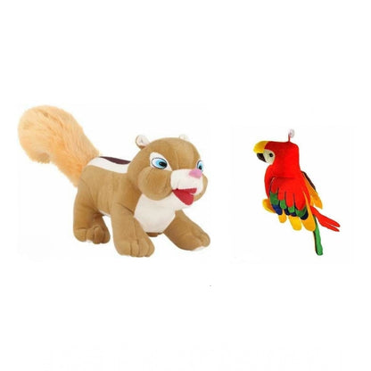 Squirrel Animal Stuffed Plush Toy (Brown)