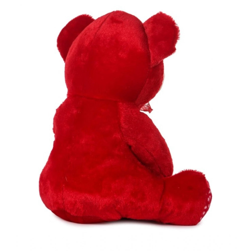 Mother And Baby Teddy Bear (Red)