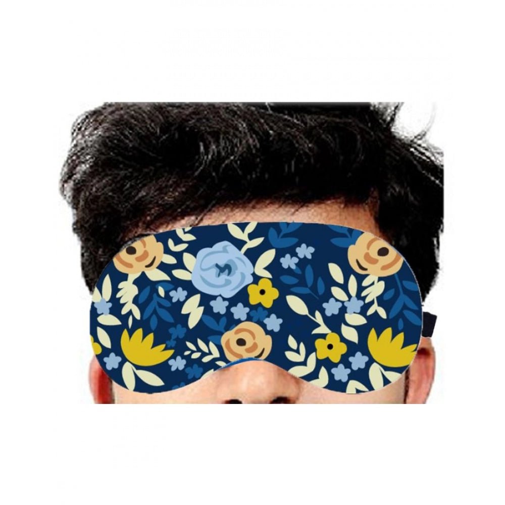 Printed Polyester Eyemasks (Blue)