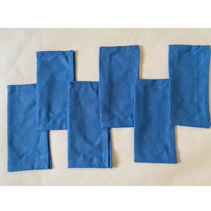 Solid Cotton Napkins Sets (Blue)