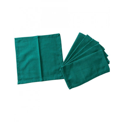 Solid Cotton Napkins Sets (Green)