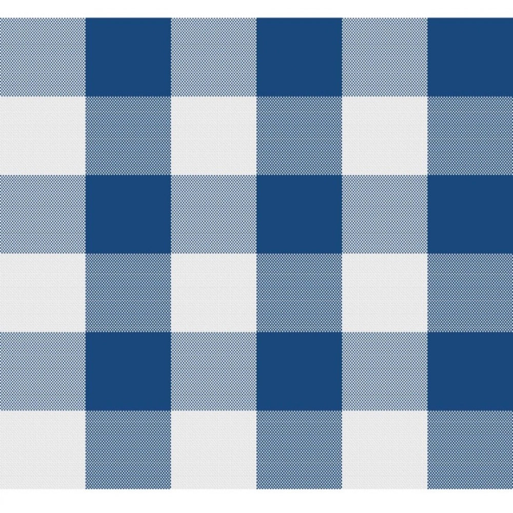 Checked Cotton Place Mats Sets (Royal Blue)