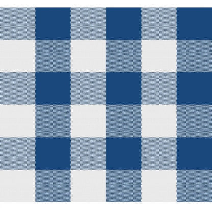 Checked Cotton Place Mats Sets (Royal Blue)