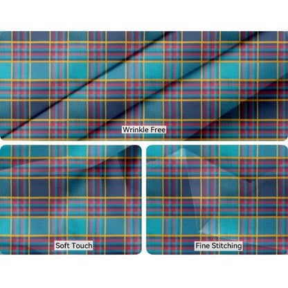 Checked Cotton Place Mats Sets (Multicolor)