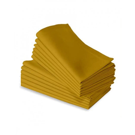 Solid Cotton Napkins Sets (Mustard Yellow)